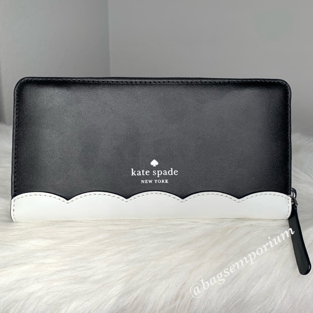 Kate Spade Frosty Penguin Large Continental Wallet - Picture 7 of 8